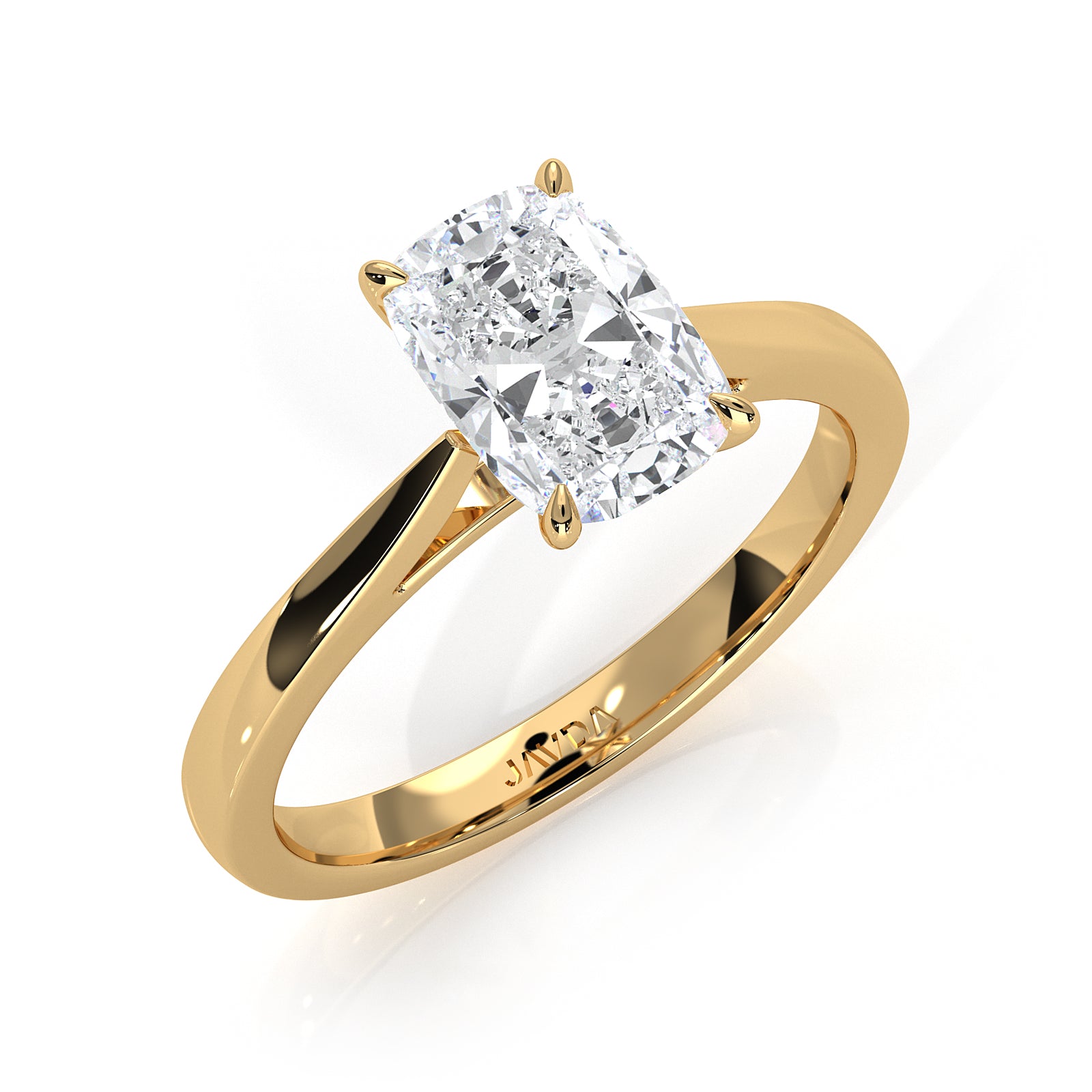 4.5g Princess Prong Setting Lab Grown Diamond Engagement Solitaire Ring IGI Certified 1.00 Ctw.